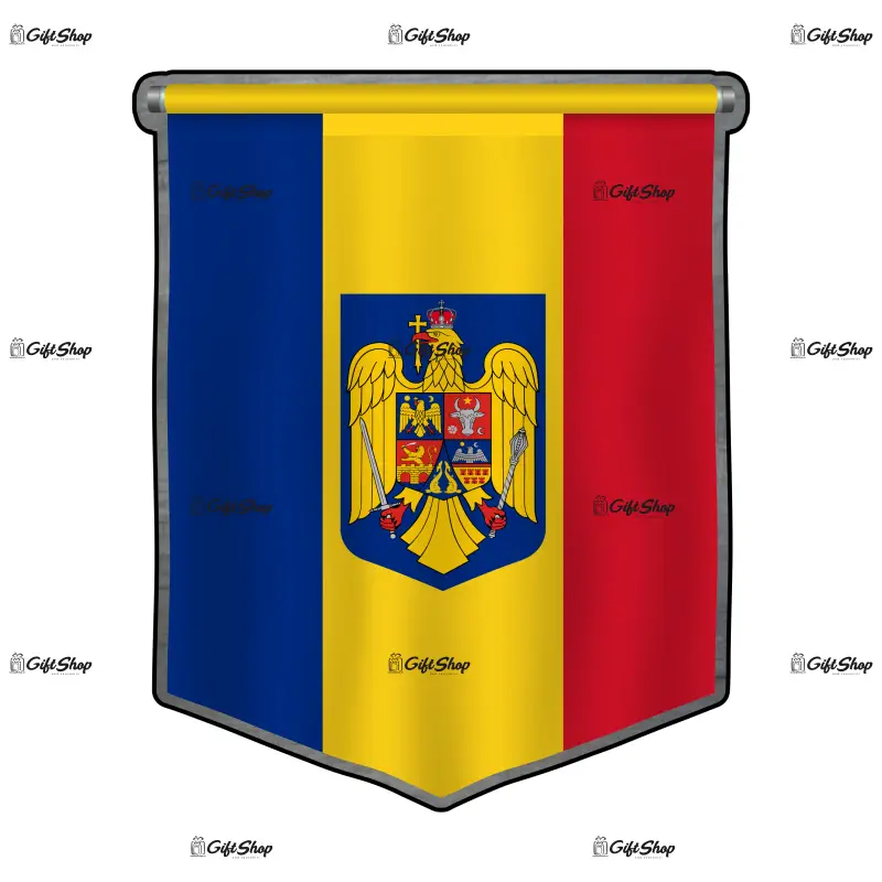 Mgs130-magnet frigider-fanion romania-